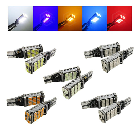 10pzs Focos Led T15 W16w Canbus 45 Smd 4014 1800lm Auto 12v